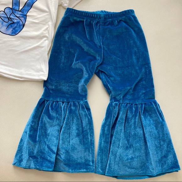 Boutique Luxury Peace ✌️ Velvet Pants Set - Picture 6 of 6